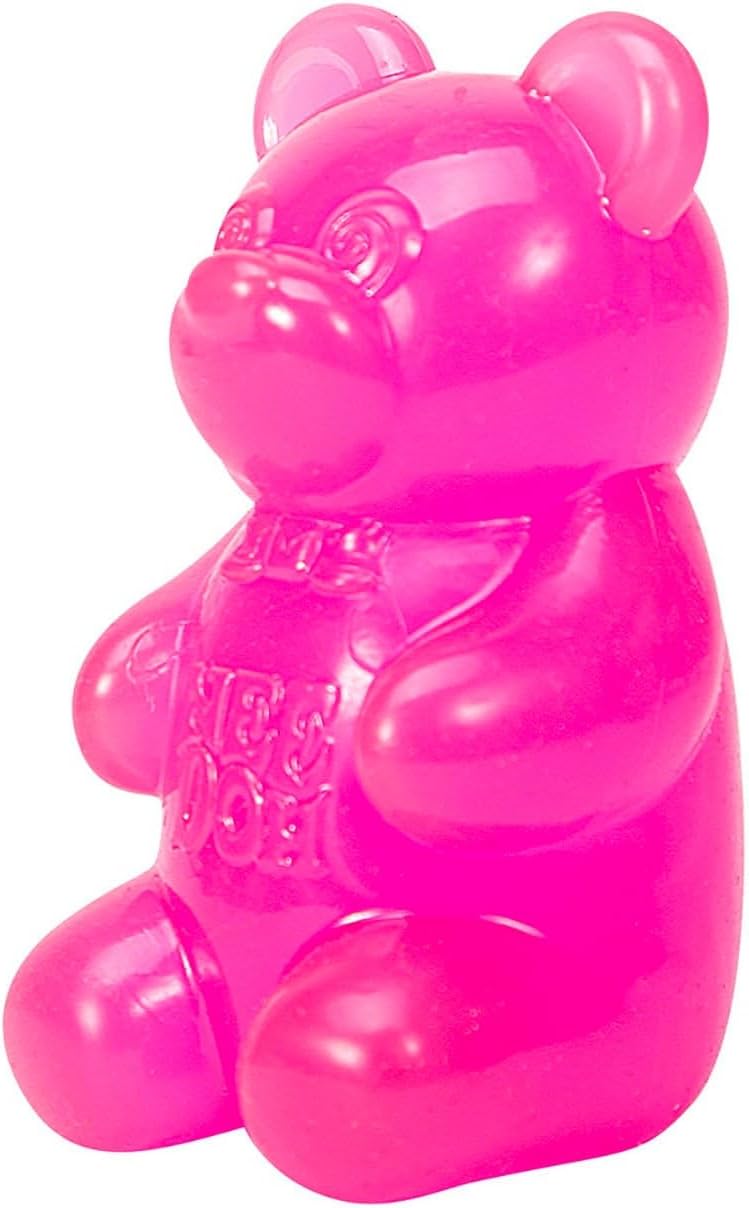 Pink Gummy Bear Sensory Toy – Squishy Stress Relief Fidget Toy for Kids & Adults (1 Piece)