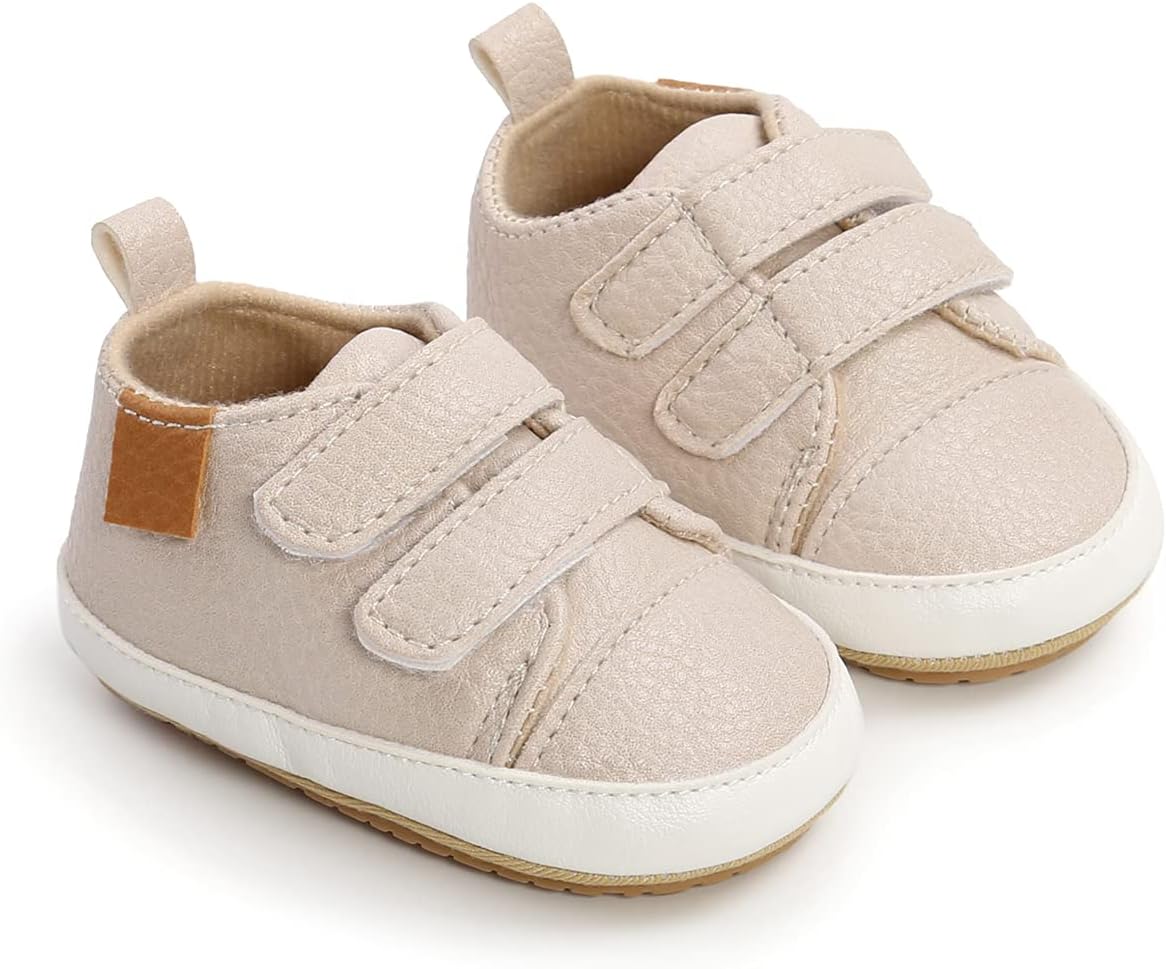 Baby Shoes Mary Jane Flats Non Slip Soft Sole Infant Toddler Sneakers First Walkers Party Christmas Dress Shoes