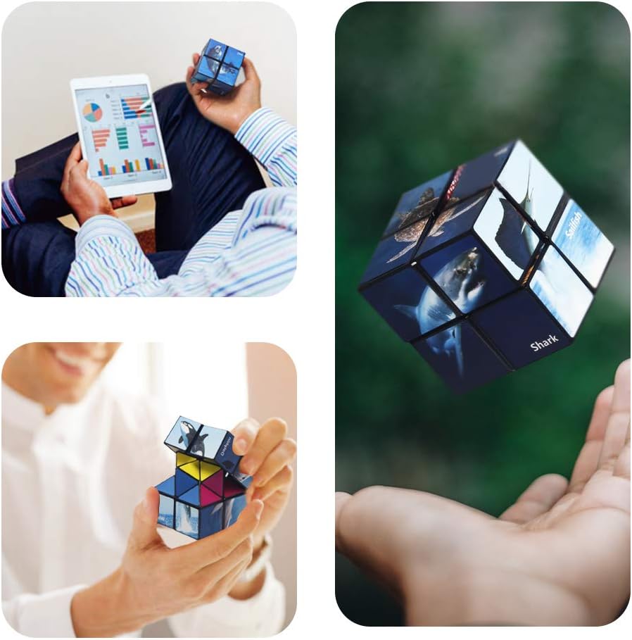 Star Cube Magic Cube Set, 2 in 1 Yoshimoto Cube for Kids and Adults, Toys for Boys and Girls Ages