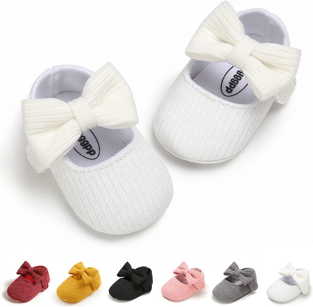 Baby Shoes Mary Jane Flats Non Slip Soft Sole Infant Toddler Sneakers First Walkers Party Christmas Dress Shoes