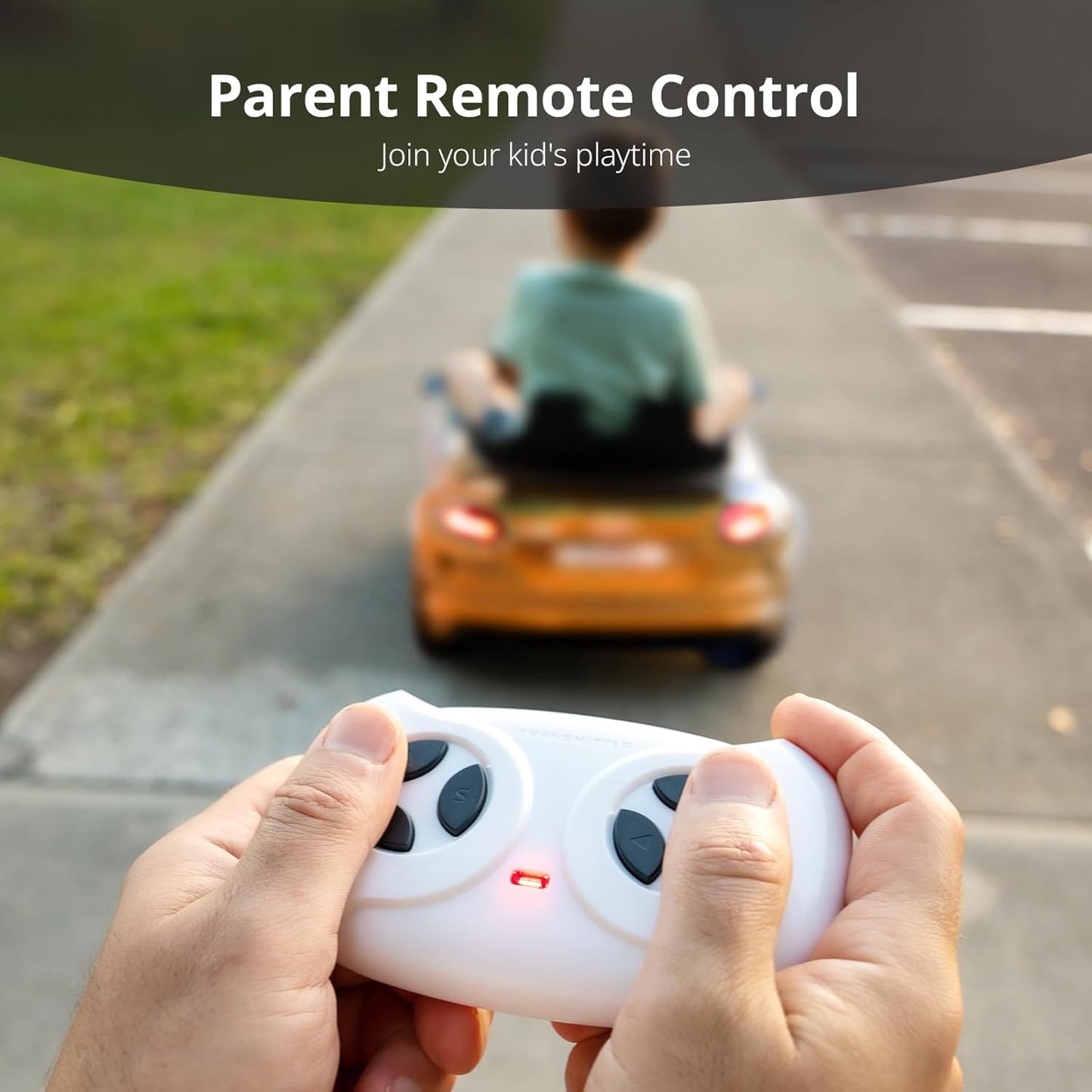 Kids Electric Car, Licensed Audi 6V Kids Ride on Toy Car for Toddlers with Remote - Yellow