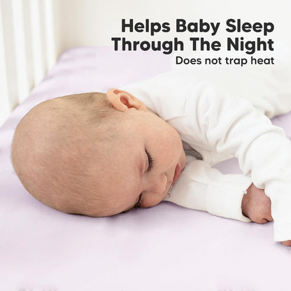 KeaBabies 2-Pack Organic Crib Sheets for Boys, Girls - 52x28 Fitted Crib Mattress Sheet Neutral