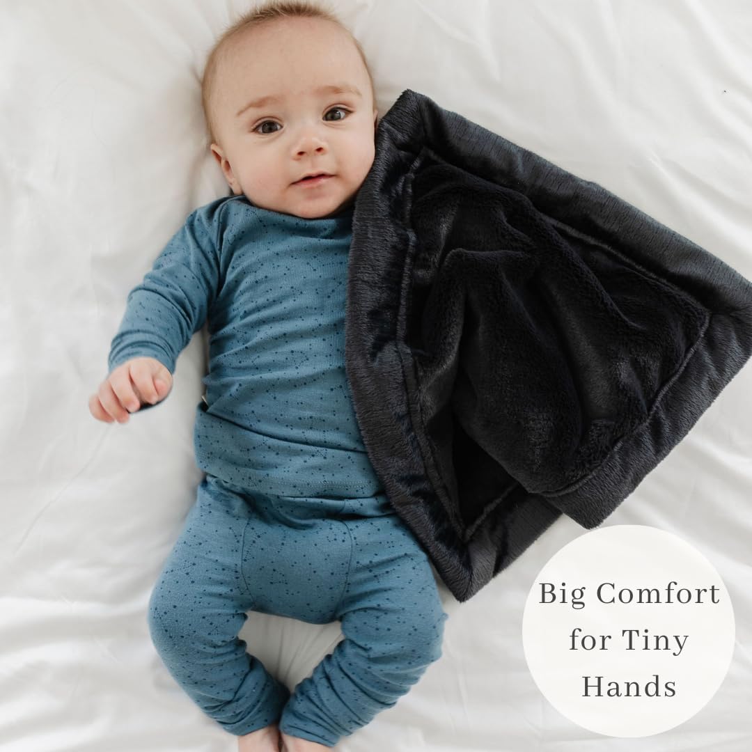 SARANONI Security Blankets for Babies Super Soft Boutique Quality Lush Luxury Baby Blanket (Small