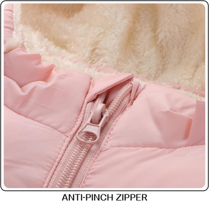 Toddler Winter Coat Baby Boy Fleece Jacket Kid Infant Girl Sweater Clothes 1-6T