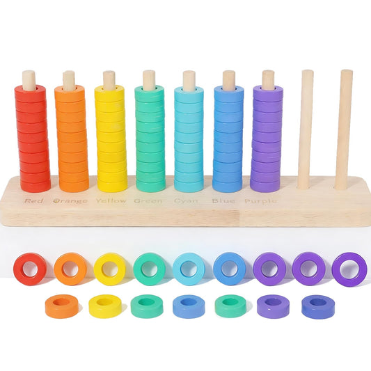 Trozihn Color Stack Challenge Game, Sorting & Stacking Toys for Toddlers