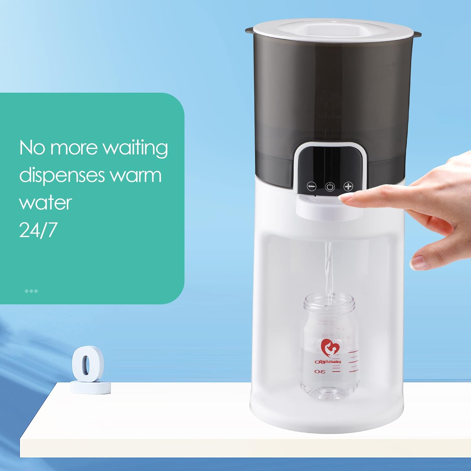 Bellababy Instant Baby Bottle Warmer,Warm Water Dispenser for Making Formula Bottle