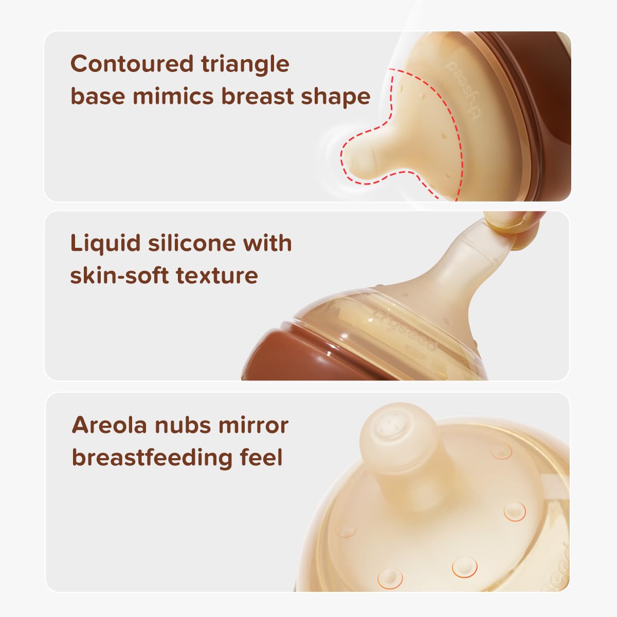 PPSU Natural Anti-Colic Baby Bottles | Newborn Breast Like Nursing Bottle for Breastfed Babies with