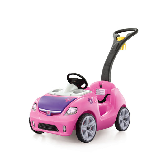 Step2 Whisper Ride II Kids Push Cars, Ride On Car, Seat Belt, Horn, Toddlers Ages 1.5 – 4 Years