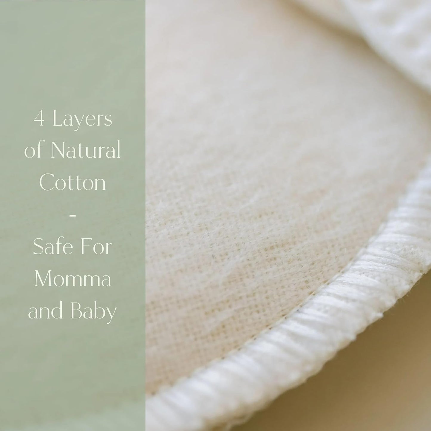 Natural Cotton Washable Nursing Pad, Essential for Newborn Care, Perfect Breast Pads for Leaking