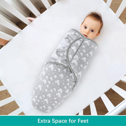 Biloban Baby Swaddles 0-3 Months for Boy Girls, Warm Quilted Baby Swaddle, Newborn Swaddle