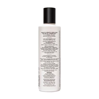 SEEN Shampoo, Fragrance Free - Non-Comedogenic & Sulfate-Free Hair Shampoo- Dermatologist-Developed