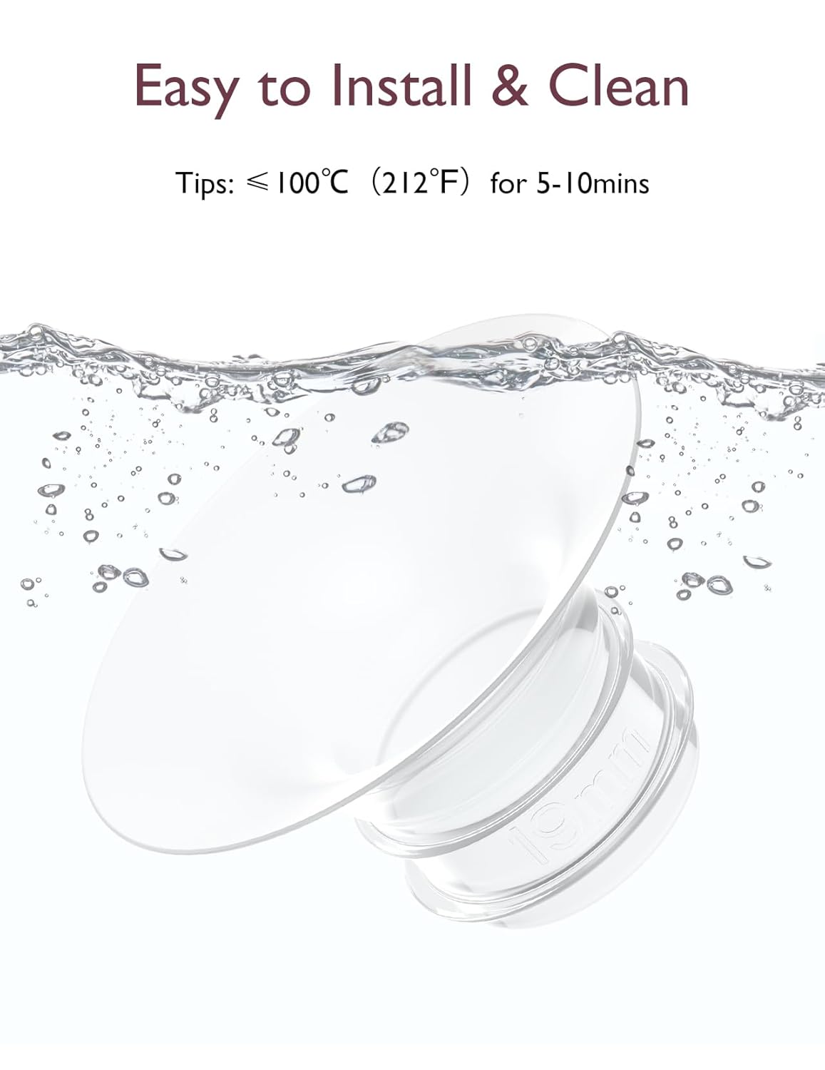 Momcozy Flange Insert 19mm Compatible with Momcozy M5. Original M5 Breast Pump Replacement