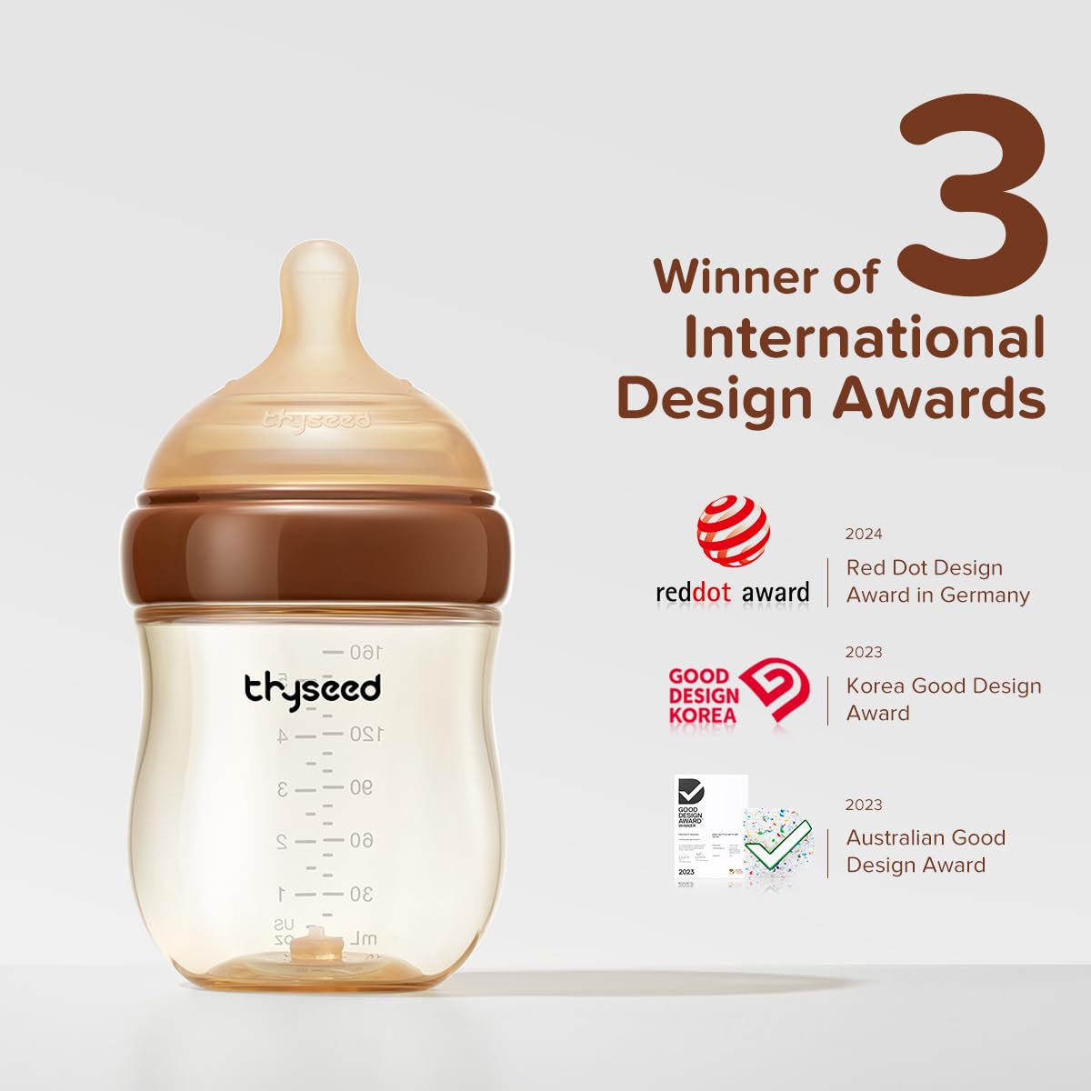 PPSU Natural Anti-Colic Baby Bottles | Newborn Breast Like Nursing Bottle for Breastfed Babies with