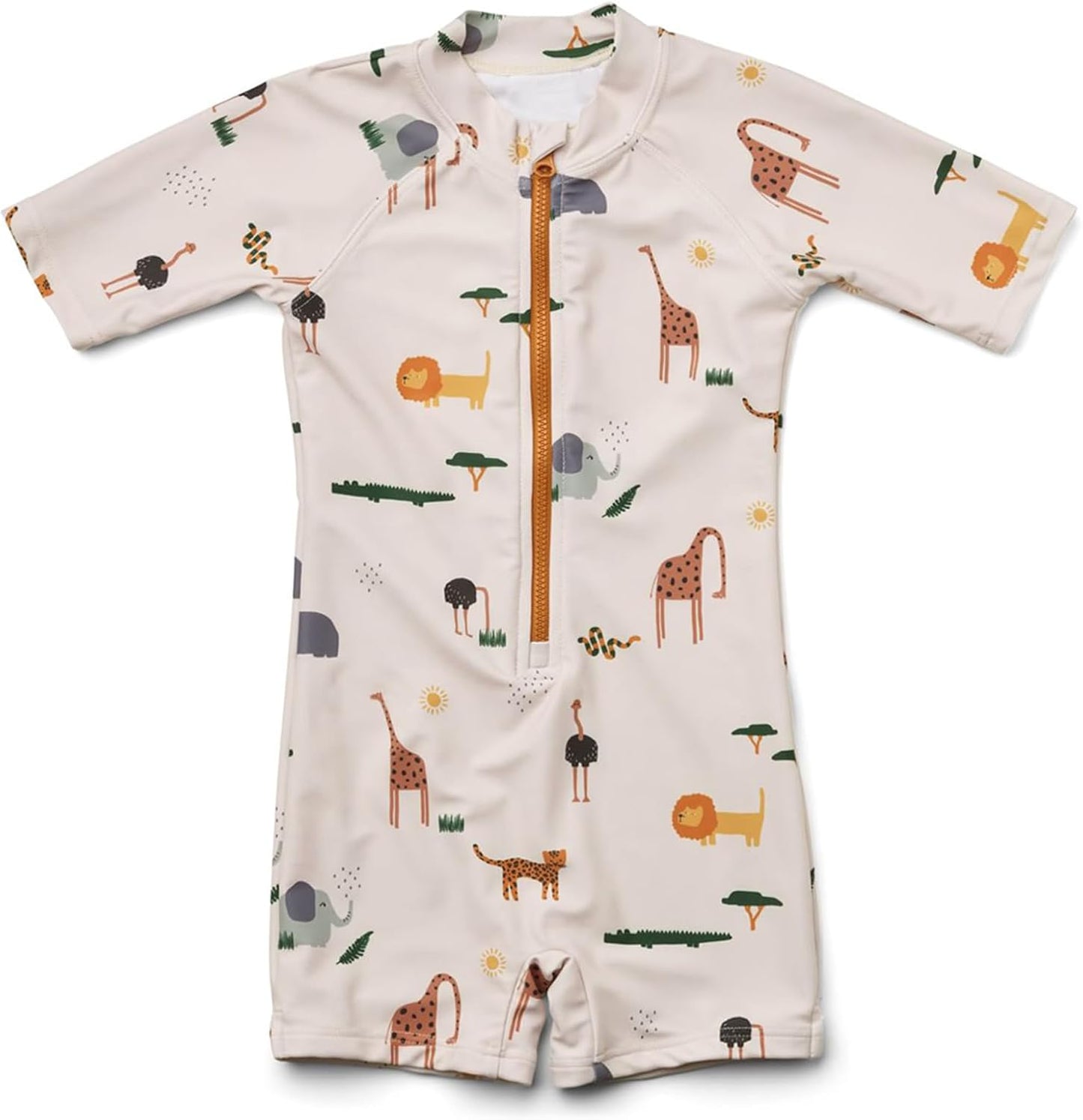 Boys One Piece Swimsuit Whale Dolphin Bathing Suit Zipper Rash Guard Kid Short Sleeve Swimwear Shark Beach Wear UPF50+