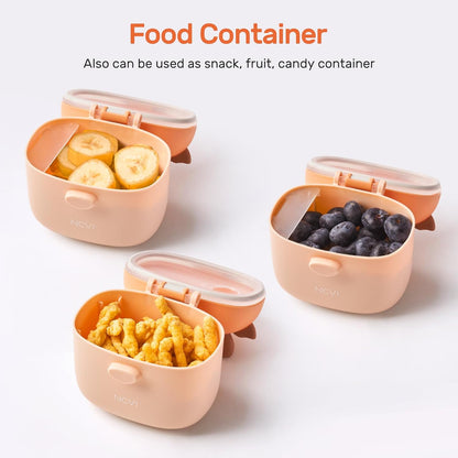 NCVI Baby Formula Dispenser On The Go, Formula Container To Go, Formula Holder for Travel, Outdoor