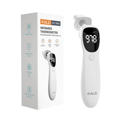 Dual Mode Thermometer for Adults, Kids, and Babies – Infrared Digital Forehead and Ear Thermometer