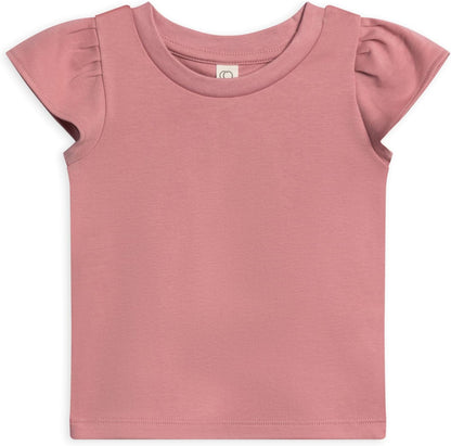 Colored Organics - Organic Cotton Toddler Short Sleeve Shirts - Baby Toddler and Kids Tops - Girls and Boys Tees