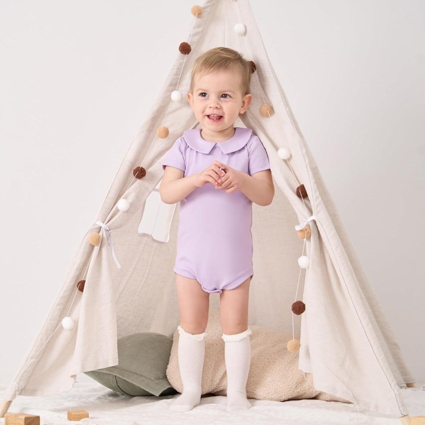 pureborn Baby Boys Girls Bodysuit Super Soft Cotton Romper 0-24 Months