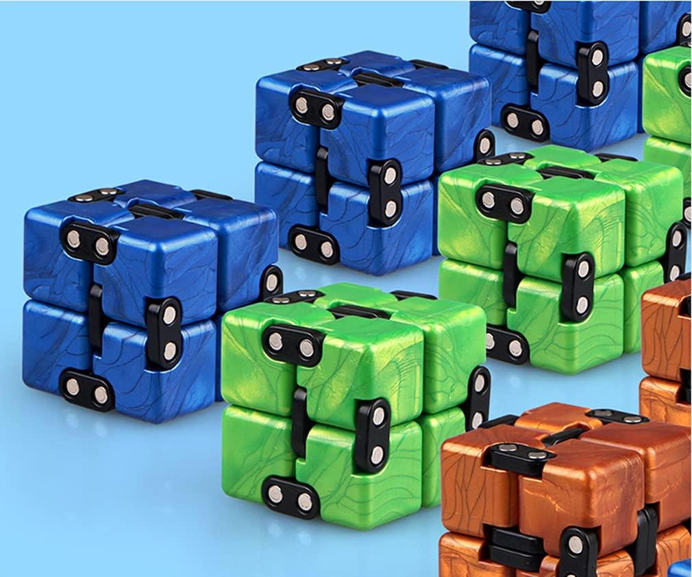 Magic Crazy Cube Stress & Anxiety Relief Toy Killing Time Fidget Toy for Kids Adults ADD ADHD