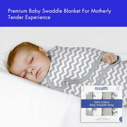 Soarwg Kids Baby Swaddle, Swaddle Blanket, Swaddle Sack, Organic Nursery Swaddling Blankets 0-3