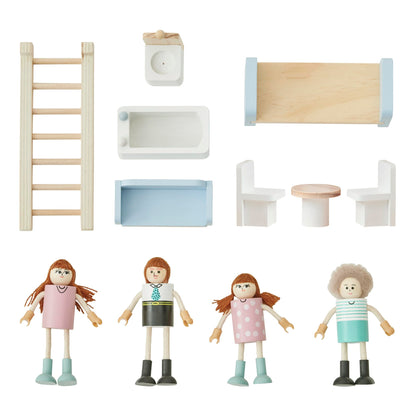Olivia's Little World Wooden Cottage Dollhouse