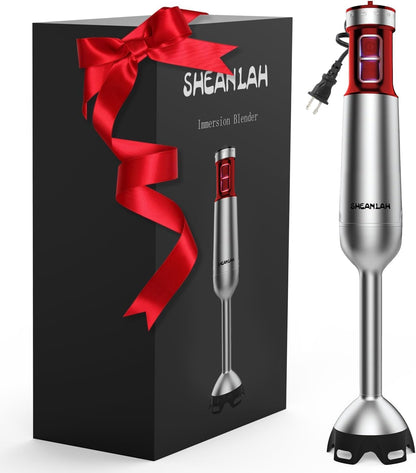 Powerful Immersion Blender handheld, 2025 New Update Hand Blender, Scratch-Resistant Corded Hand