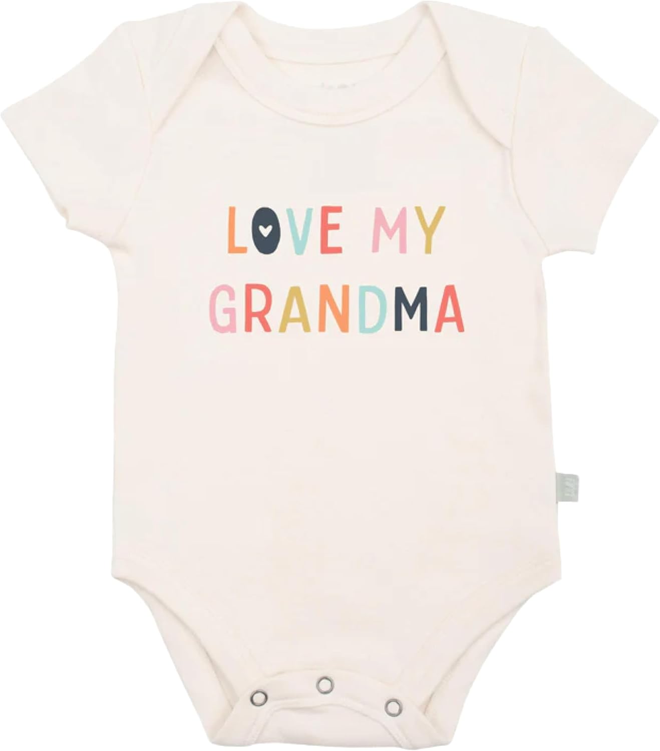 Finn + Emma Organic Cotton Graphic Baby Onesie - Gender Neutral Bodysuits for Babies 0-12 Months in Multiple Sizes and Styles