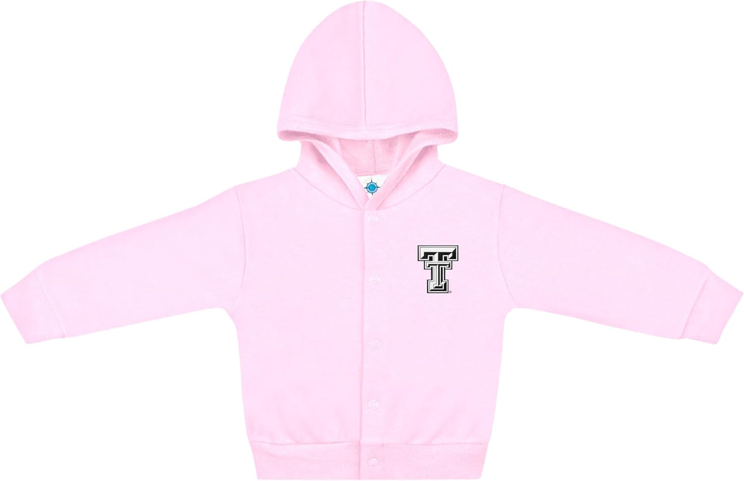 Creative Knitwear College Baby Snap Hooded Jacket - Team Logo, Multiple Colors, for Boys & Girls, (0-24 Months)