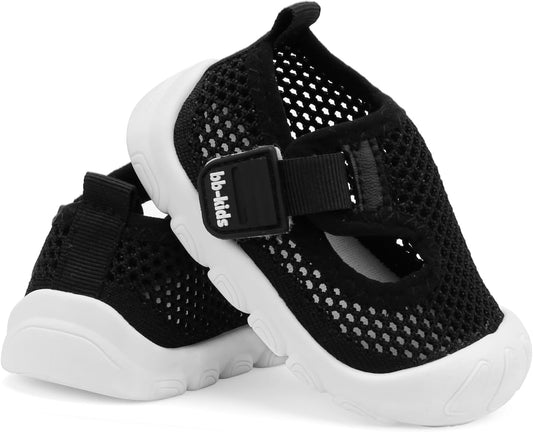 Baby Walking Shoes Toddler Girl Boy Soft Sole Breathable Mesh Slip on Summer Wide Shoes Infant Flexible Lightweight Non-Slip Safer Causal Tennis Shoes Toddler First Walkers Shoes Rubber Soles Outdoor