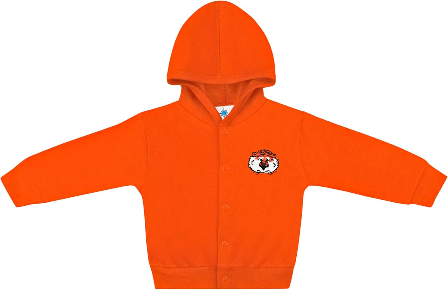 Creative Knitwear College Baby Snap Hooded Jacket - Team Logo, Multiple Colors, for Boys & Girls, (0-24 Months)
