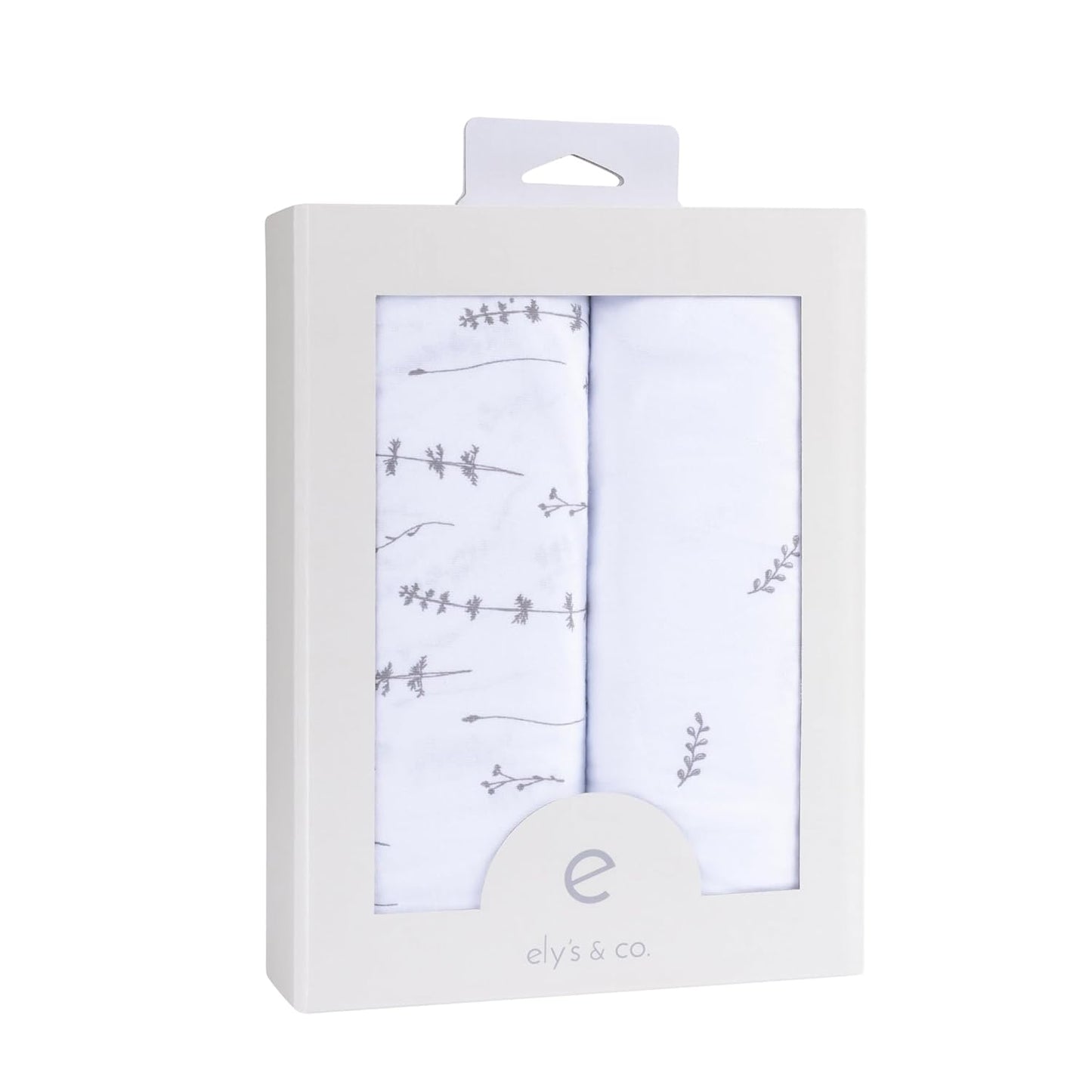 Ely’s & Co. Changing Pad Cover, Diaper Changing Table Sheets, 2 Pack, Cradle Sheet Set for Baby Boys/Girls, 100% Jersey Knit Cotton, Forest Grey Collection, 32”x16”x5”