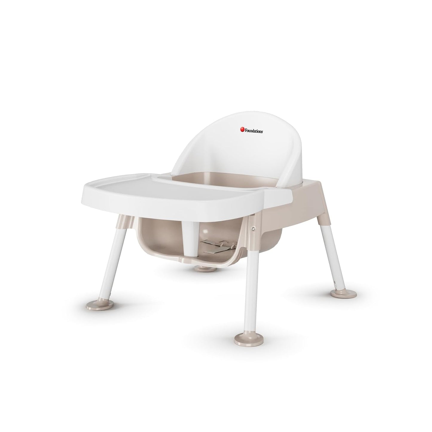 Foundations Secure Sitter 5" Feeding Chair, Stable “No Tip” Feet, 3-Point Adjustable Harness