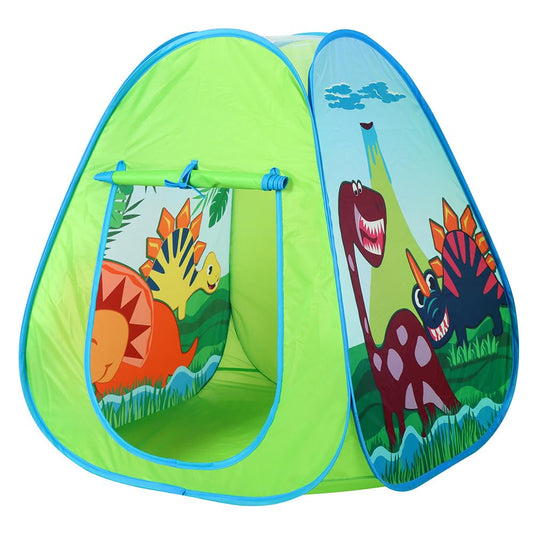 ROIWUIE Dinosaur Kids Pop up Play Tent, Playhouse for Kids Indoor Outdoor, Foldable Toddler Tent