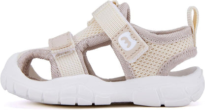 BMCiTYBM Baby Boy Girl Closed Toe Summer Sandals Lightweight Shoes Infant Non-Slip First Walking Sneakers 6 9 12 18 24 Months