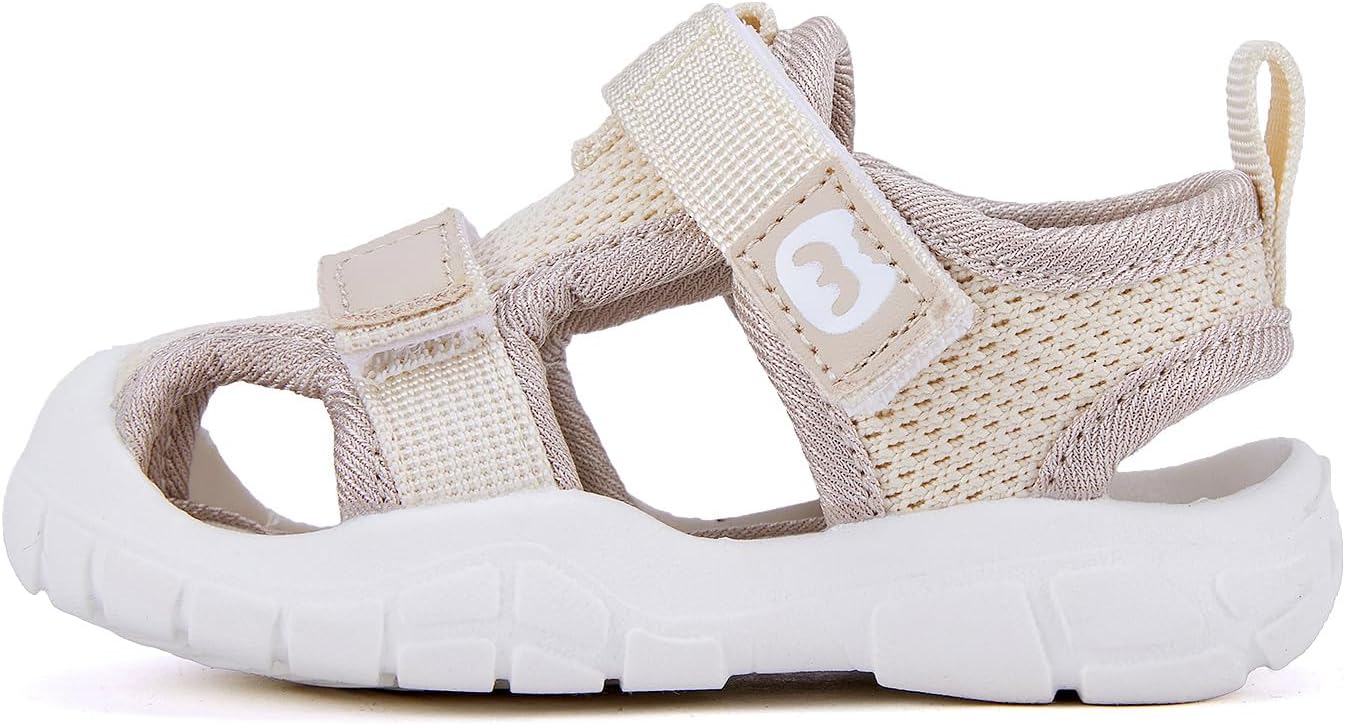 BMCiTYBM Baby Boy Girl Closed Toe Summer Sandals Lightweight Shoes Infant Non-Slip First Walking Sneakers 6 9 12 18 24 Months