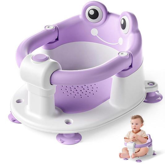 Baby Bath Seat for Babies 6 Months & up Non-Slip Toddler Bath Seats for Sitting Up Infant Bathtub