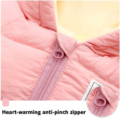 Cute Baby Boys Snowsuit New Born baby girls Winter Coat Toddler Clothes