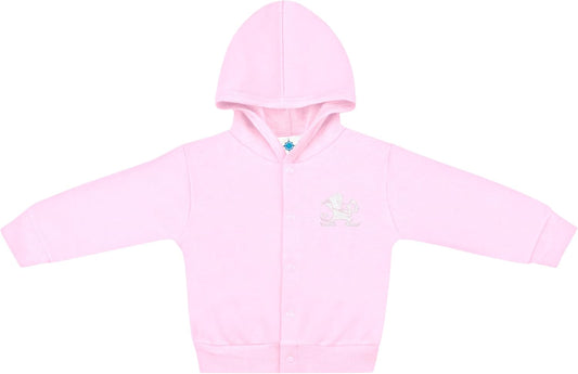 Creative Knitwear College Baby Snap Hooded Jacket - Team Logo, Multiple Colors, for Boys & Girls, (0-24 Months)