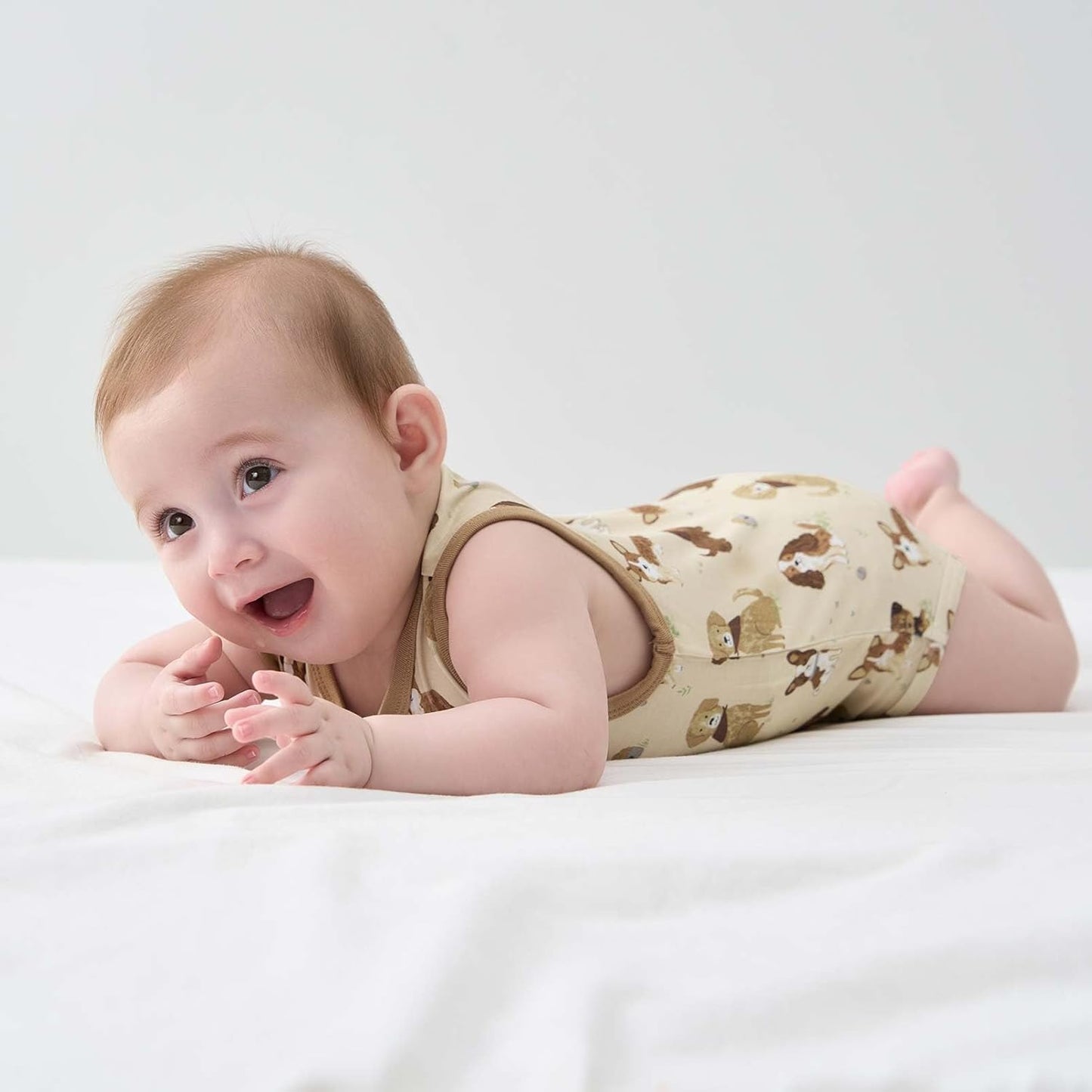 pureborn Baby Boys Girls Bodysuit Super Soft Cotton Romper 0-24 Months