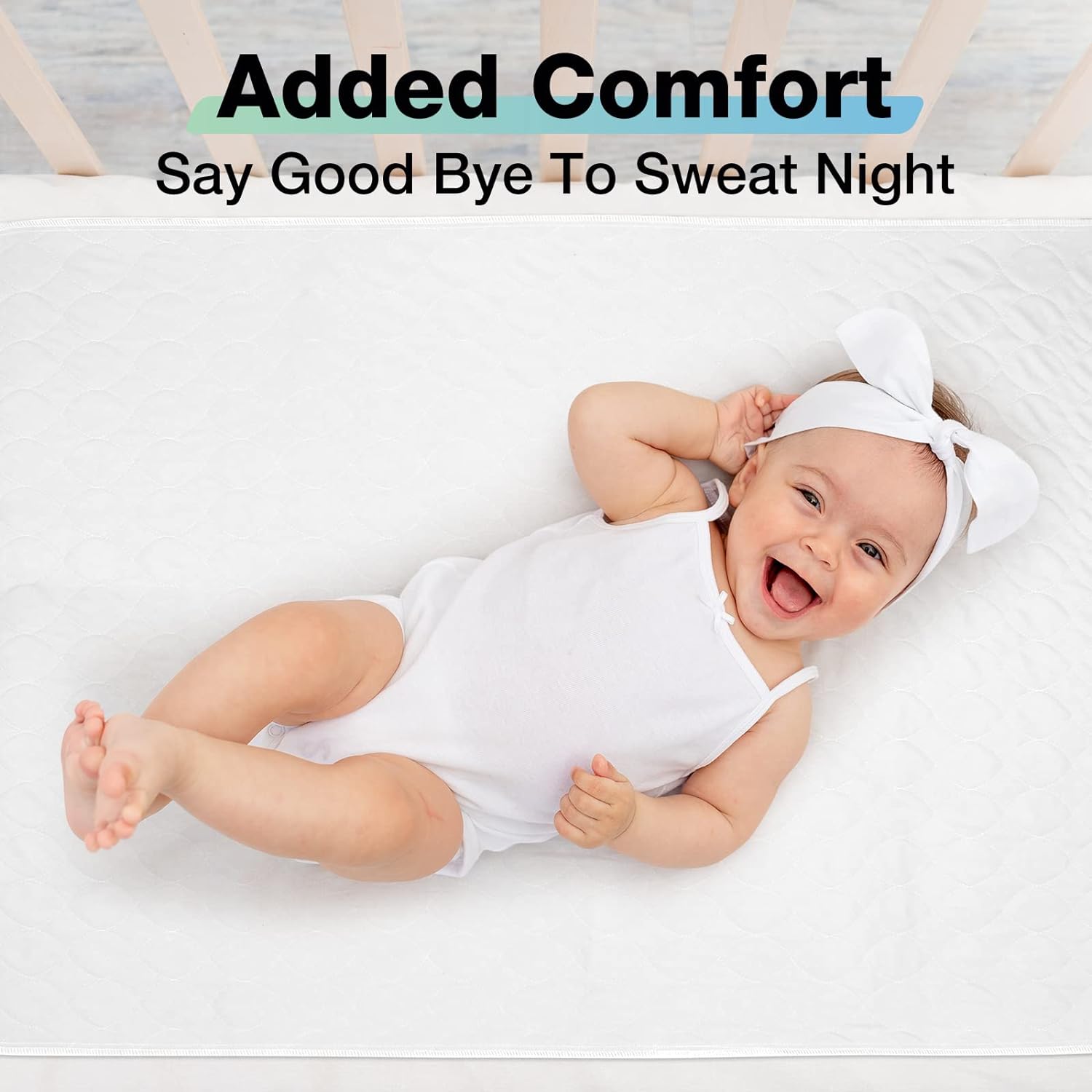 Bed Pads Washable Waterproof, 34" x 52" (2 Pack) Incontinence Bed Pads, Waterproof Bed Pad & Pee