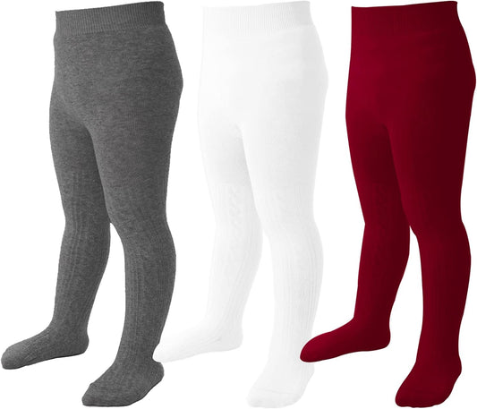 Mini angel Baby Tights Toddler Girl Tights Seamless Cable Knit Leggings Soft Cotton Stockings