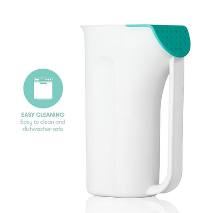 Frida Baby Control The Flow Bath Rinse Cup, Tear Free Rinser to Wash Hair and Body with Easy Grip