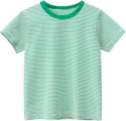 Boys' 4-Pack Excavator Short Sleeve Crewneck T-Shirts Top Tee Size 2-7 Years Toddler Boys' Value Pack Cotton T-Shirt