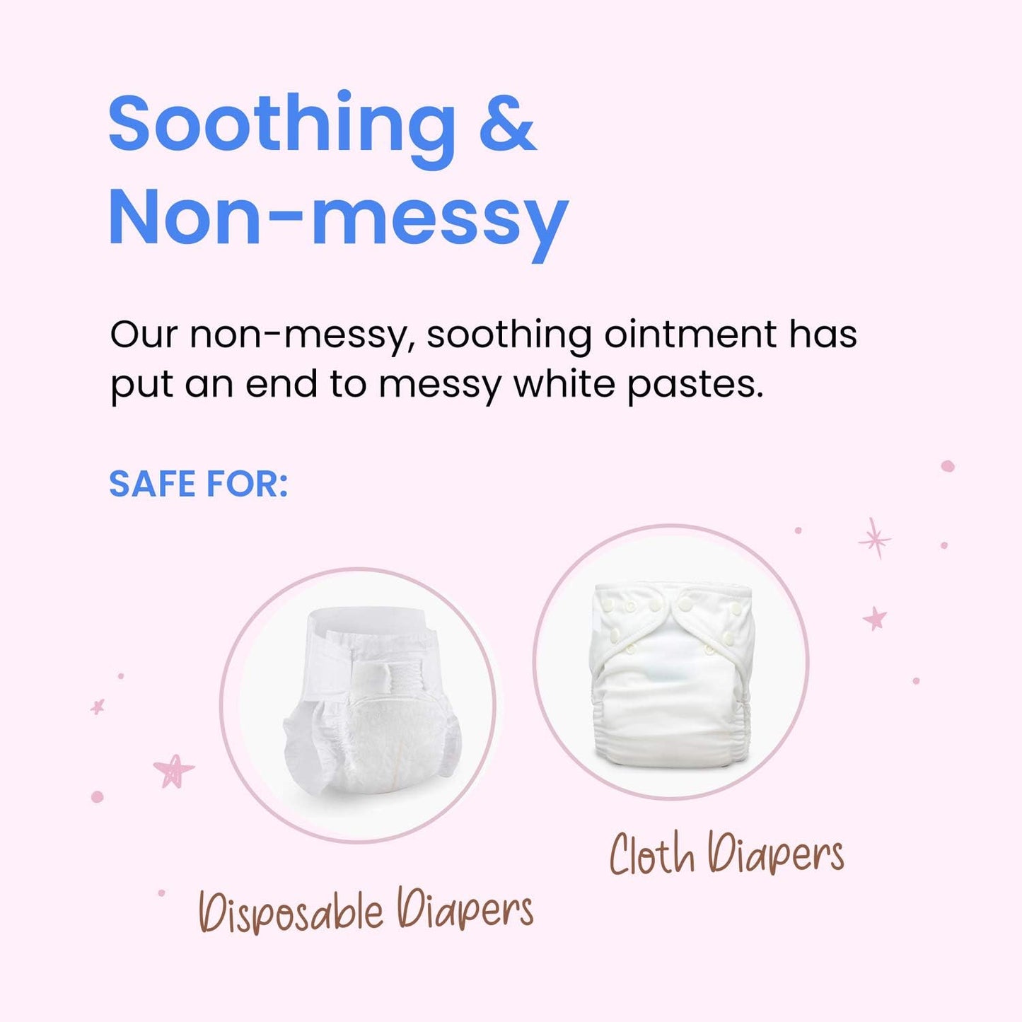 Grandma El’s Diaper Rash Ointment – Gentle Protection & Relief for Baby’s Delicate Skin – Pediatrician-Approved Moisturizing Barrier – Safe for Cloth & Disposable Diapers – 3.75 oz Jar