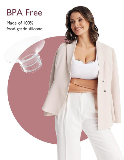 Momcozy Flange Insert 19mm Compatible with Momcozy M5. Original M5 Breast Pump Replacement