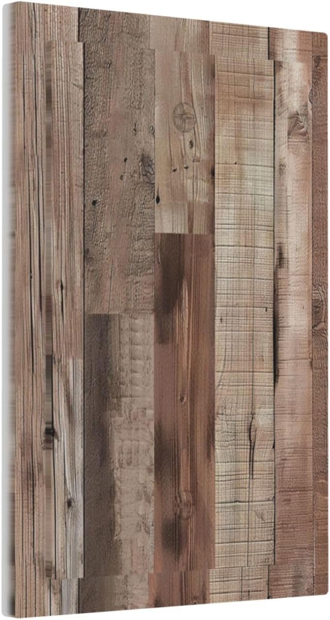 Decorative Switch Covers Plate Retro Wood Plank Vintaga Wooden Board 1 Gang No Device Single Blank Outlet Covers Wall Plate Cover Light Switch Plate Electrical Faceplate for Home Decor