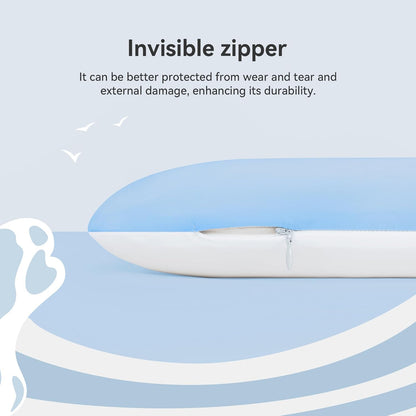 AM AEROMAX 2.75 Inches Standard Size Hyper Slim Memory Foam Pillow for Stomach and Back Sleepers - Thin, Flat Design for Cervical Neck Alignment and Deeper Sleep.