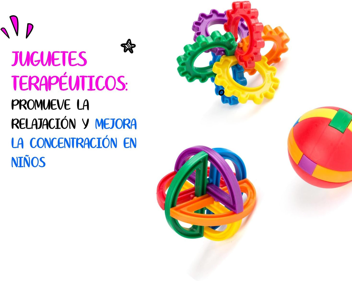 Neliblu Party Favors for Kids, 12 Set (8.82 x 6.69 x 2.91) Fun Puzzle Balls - Goody Bag Fillers-Treasure Box Prizes for Classroom,Fidget Brain Teaser Puzzles Clear Instructional Videos Included