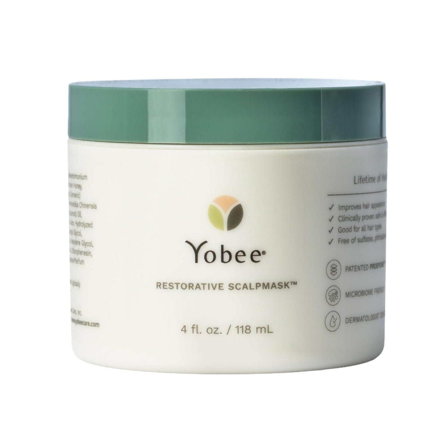 Yobee Restorative Scalp Mask - Dry Scalp Treatment Hair Mask - Probiotic Extracts, Organic Honey