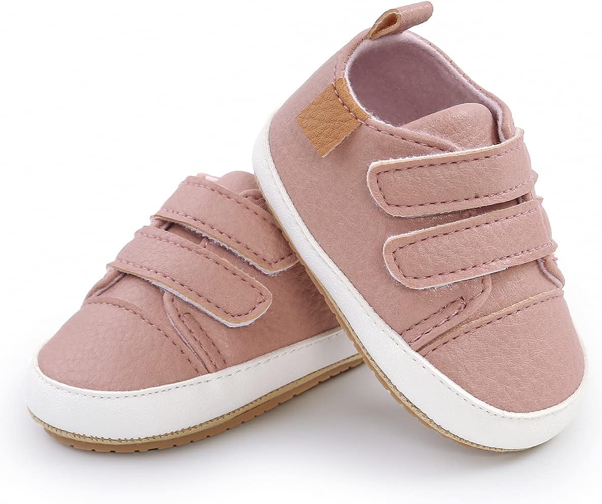 Baby Shoes Mary Jane Flats Non Slip Soft Sole Infant Toddler Sneakers First Walkers Party Christmas Dress Shoes